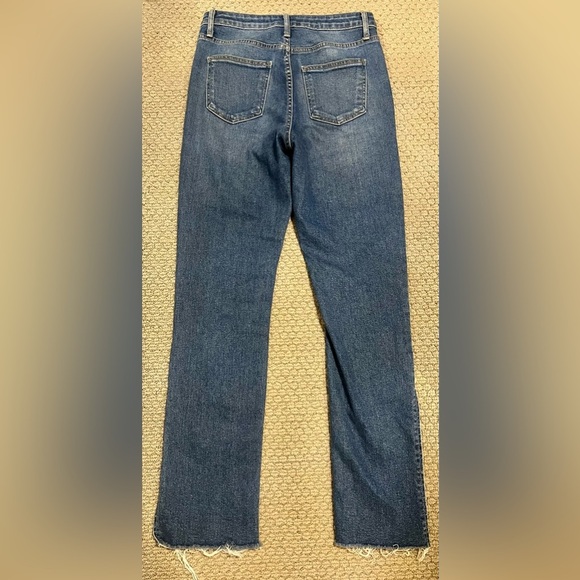 Just Black Women's Blue Straight Leg Jeans - Picture 4 of 7